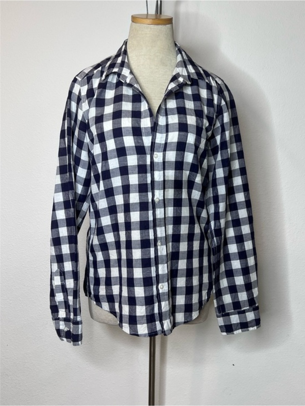 Frank & Eileen Barry Button Down Gingham Shirt